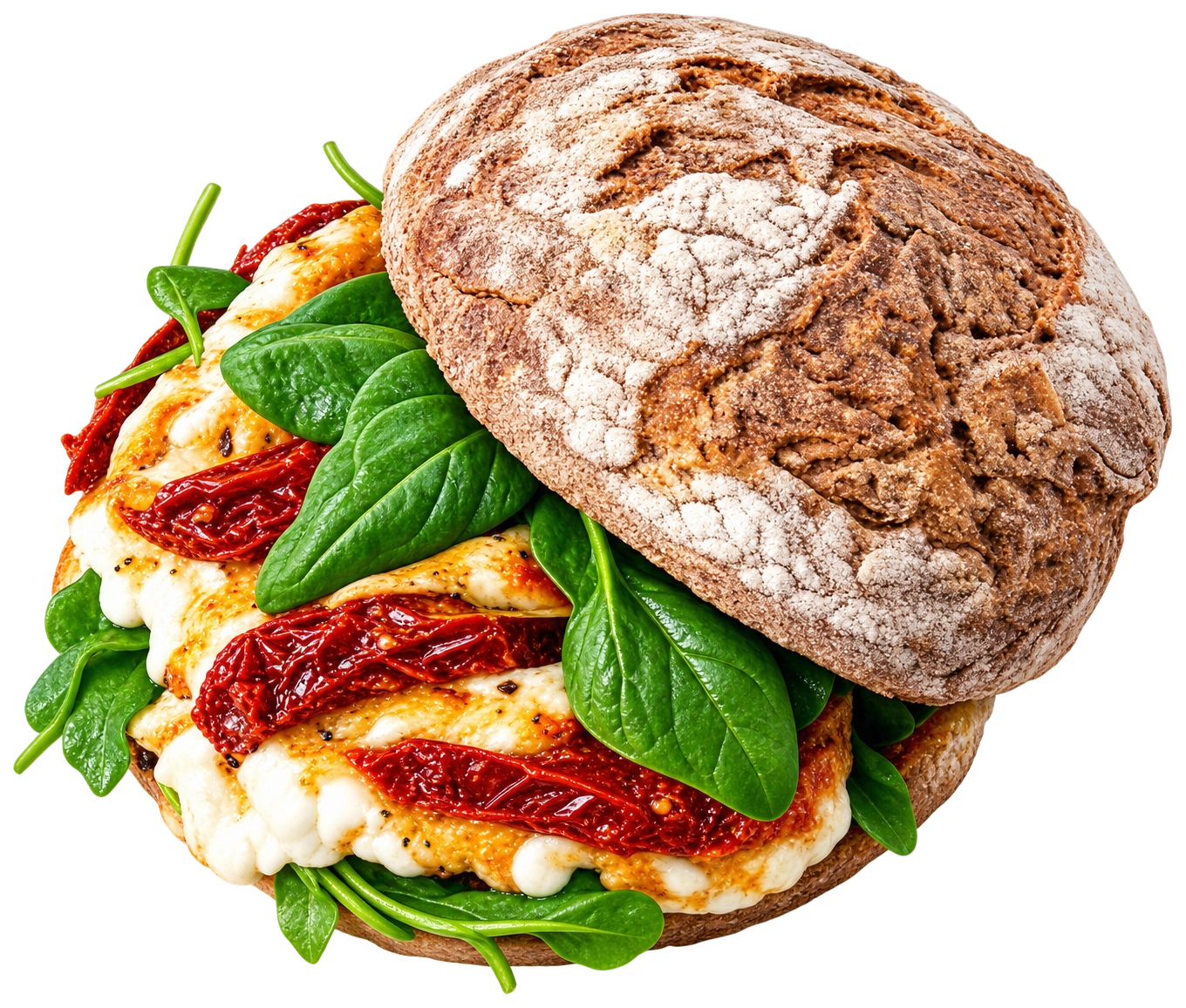 Burrata & Balsamic Rye Roll